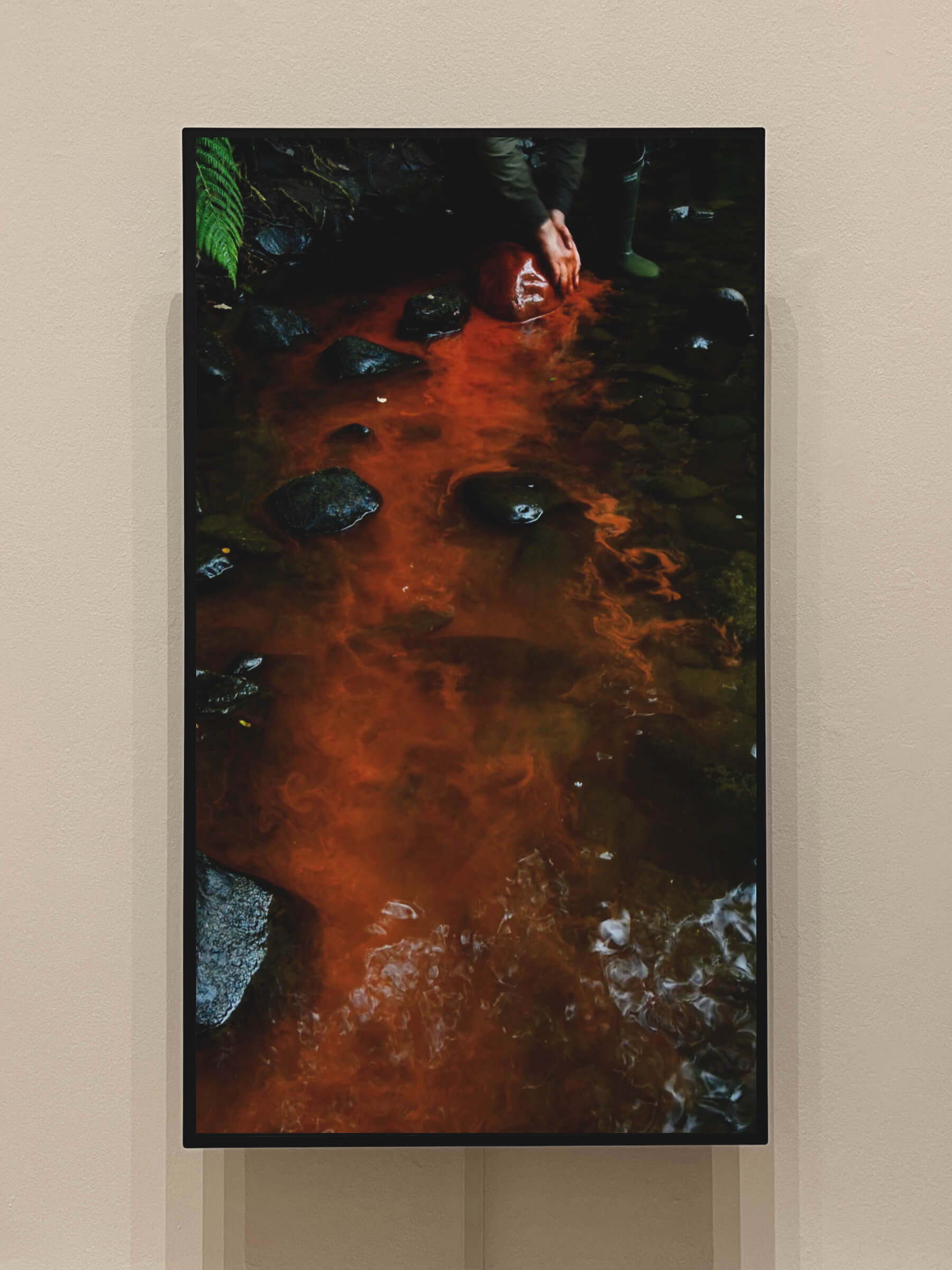 Red river rock. Dumfriesshire, Scotland, 2016